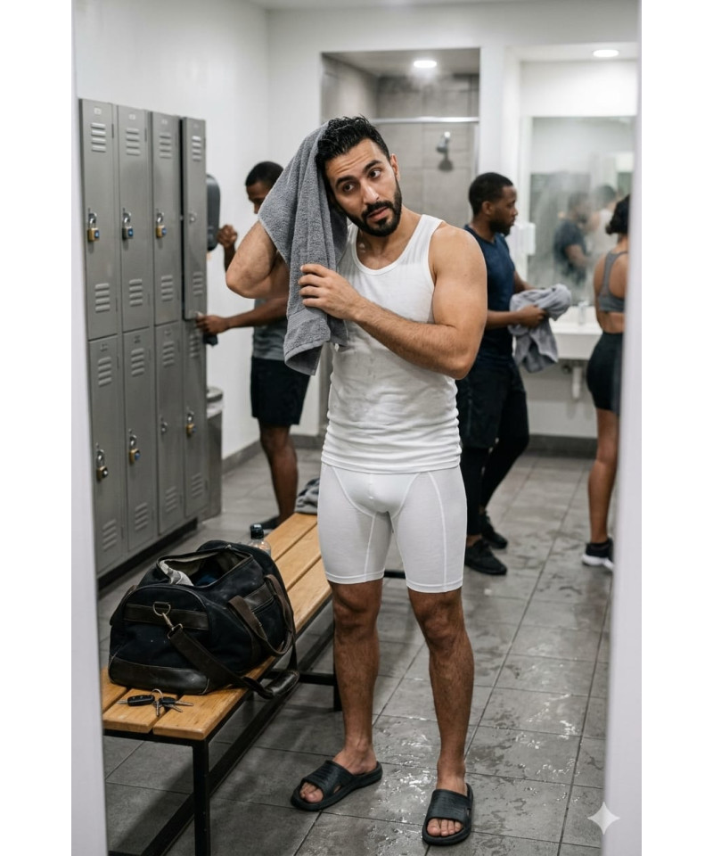 شد 6 حبة بوكسر رجالي مطاط طويل 90% قطن ماسك , صناعة تركية ماركة جيلان كود 049