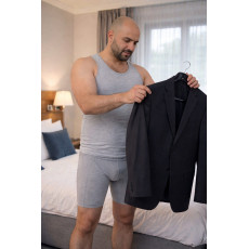 شد 6 حبة بوكسر رجالي مطاط طويل 90% قطن ماسك , صناعة تركية ماركة جيلان كود 049