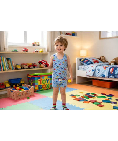 شد 6 حبة فنايل ولادي قطن 100% صناعة تركية ماركة جيلان كود 346