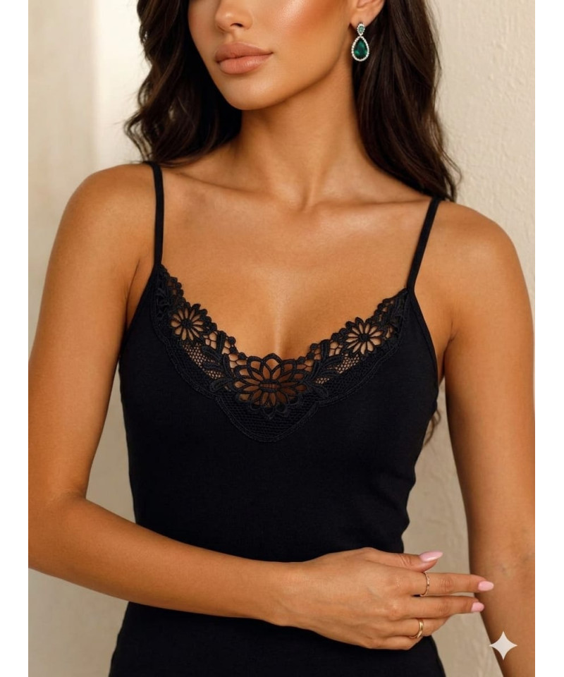 شد 6 حبة فانيلة صناعة تركية ماركة جيلان قطن 100% خيط مع دانتيل كود 182