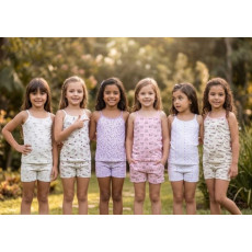 شد 6 حبة فانيلة بناتي قطن 100% مصناعة تركية ماركة جيلان كود 348