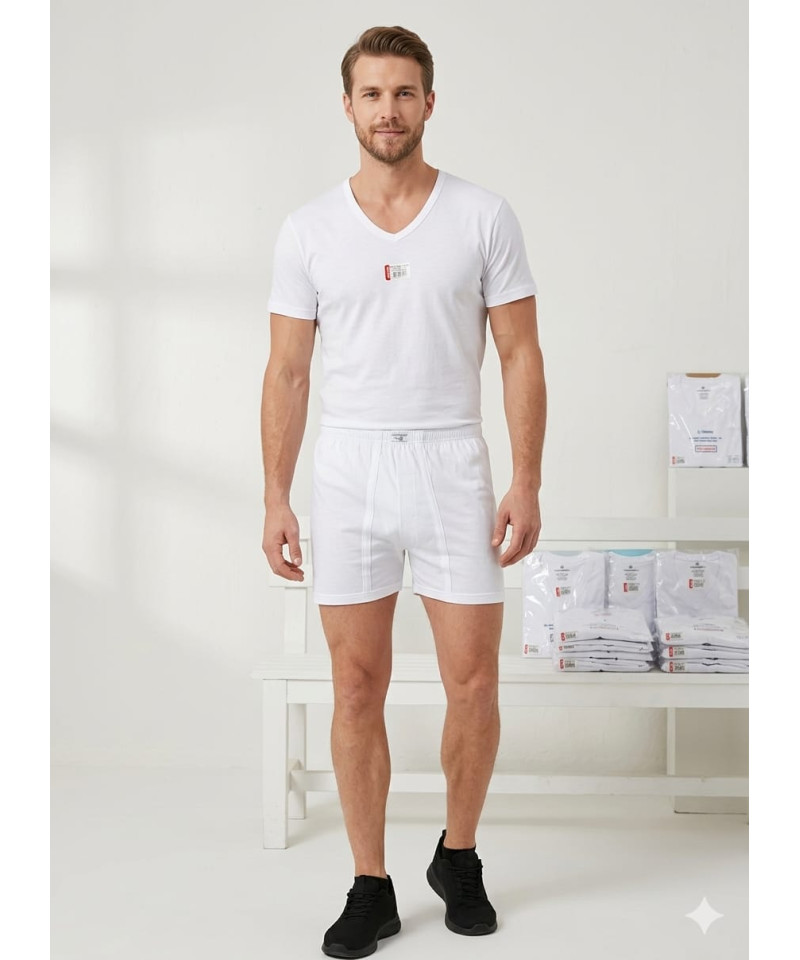 شد 6 حبة فانيلة رجالية رقبة V قطن 100% صناعة تركية ماركة جيلان كود 007 شد 6 حبة فانيلة رجالية رقبة V قطن 100% صناعة تركية ماركة جيلان كود 007