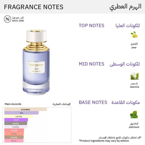 بوشرون عطر ايريس دو سيراكيوس - او دو بارفيوم |  125 ml