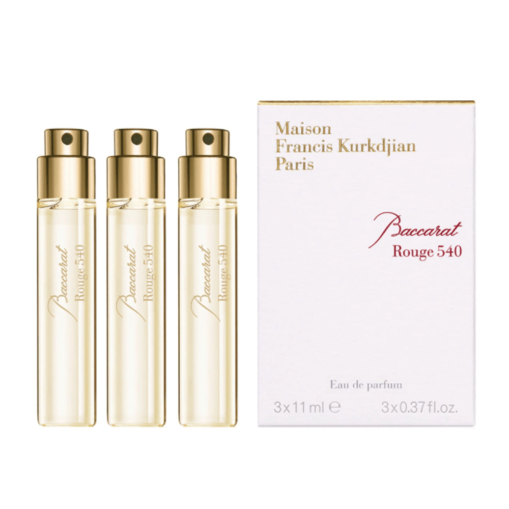 مجموعة عطر باكرات روج 540 من ميسون فرانسس كركدجيان - او دي بارفيوم - 3 قطع |