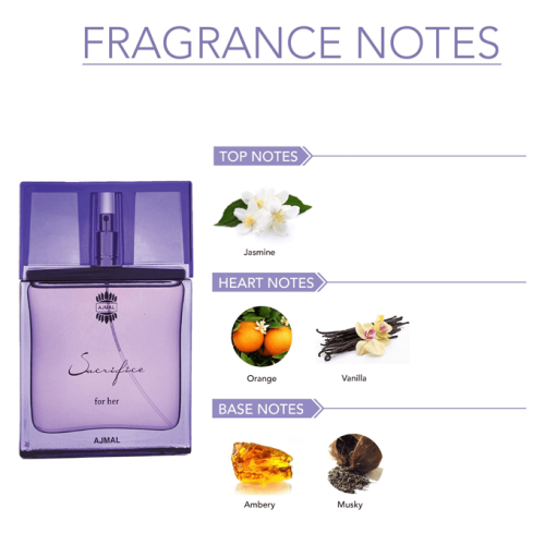 أجمل عطر ساكريفايس للنساء - او دو برفيوم |  50ml