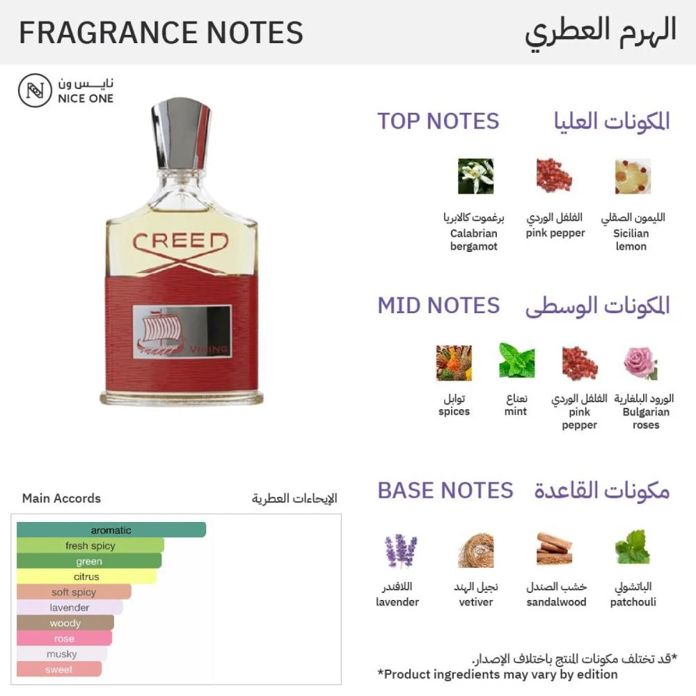 عطر فايكينق من كريد للرجال - او دي برفيوم |  100ml