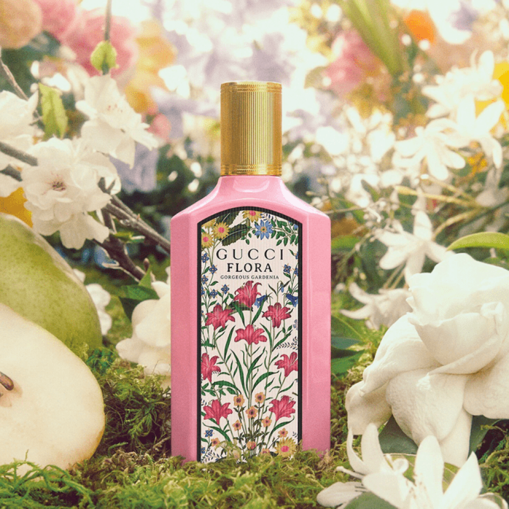 مجموعة عطر فلورا جورجيس جاردينيا من قوتشي للنساء - او دو برفيوم - 3 قطع |