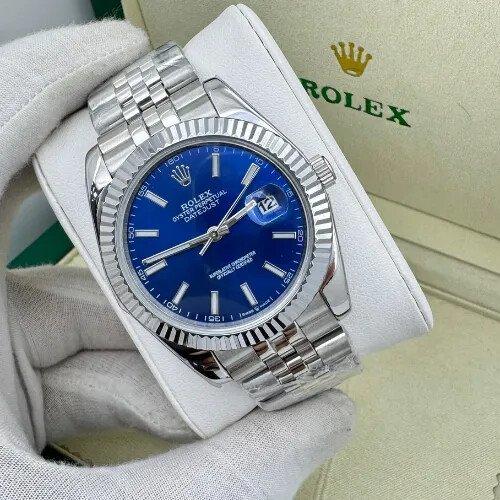 ساعه رولكس رجالية زرقا