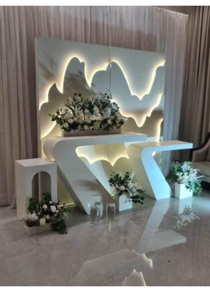 استقبال بخلفيات مموجة تشكيل جديد