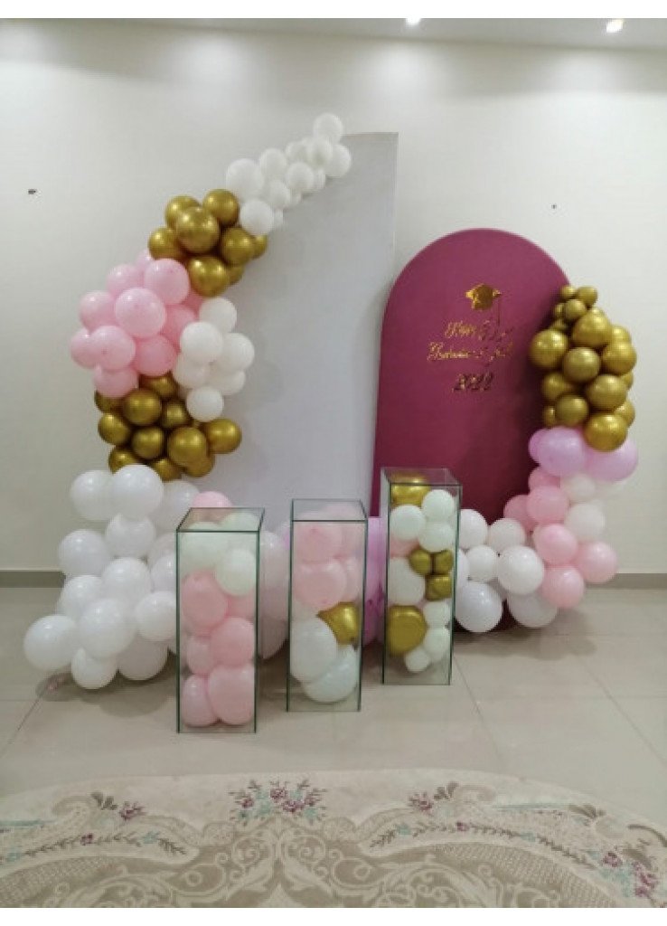تاجير استقبال مناسبات متعددة مع البالون