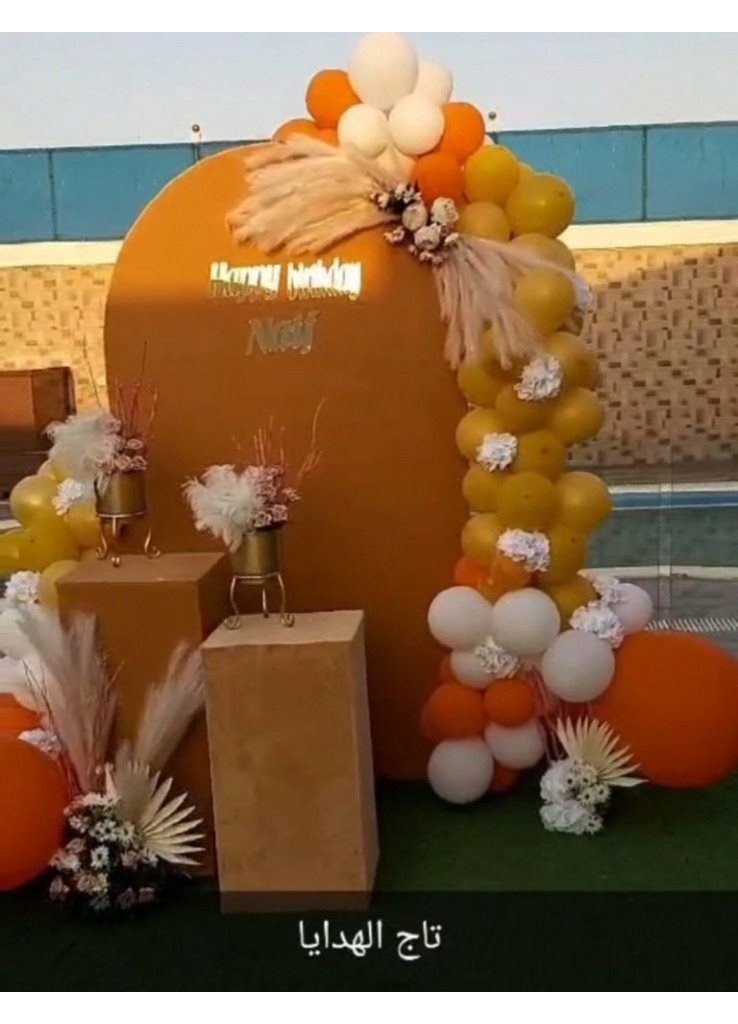 تاجير استقبال مناسبات متعددة مع البالون