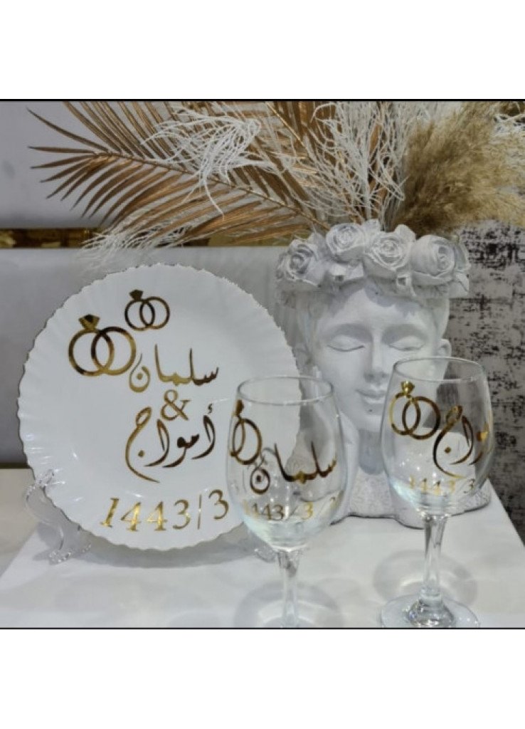 طباعة ذهبي على 2 كوب وطبق واحد بيع ب 70ريال طباعة ذهبي على 2 كوب وطبق واحد بيع ب 70ريال