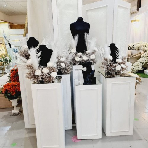 دزة عروس مخمليه مع الخلفيات برفان بسعر 600ريال