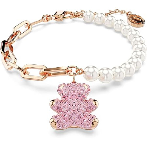 سوار ام بي بدلاية تيدي باللون البينك للنساء من سواروفسكي سوار ام بي بدلاية تيدي باللون البينك للنساء من سواروفسكي