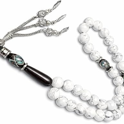 سبحة للتسبيح للرجال والنساء اكسسوارات هدية للرجال والنساء مميزة مسباح عقيق ابيض وعقيق اسود اصلي مسبحة للرجال والنساء من العقيق الاصلي وفواصل من اليسر الاسود الاصلي منقوش بالفضة والصدف البحري 33 اختبار سبحة للتسبيح للرجال والنساء اكسسوارات هدية للرجال والنساء مميزة مسباح عقيق ابيض وعقيق اسود اصلي مسبحة للرجال والنساء من العقيق الاصلي وفواصل من اليسر الاسود الاصلي منقوش بالفضة والصدف البحري 33 اختبار