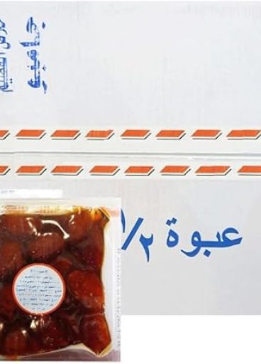 كرتون تمر خلاص القصيم جامبوا درجة أولئ (12 عبوة ) ، كل عبوة 500 جرام