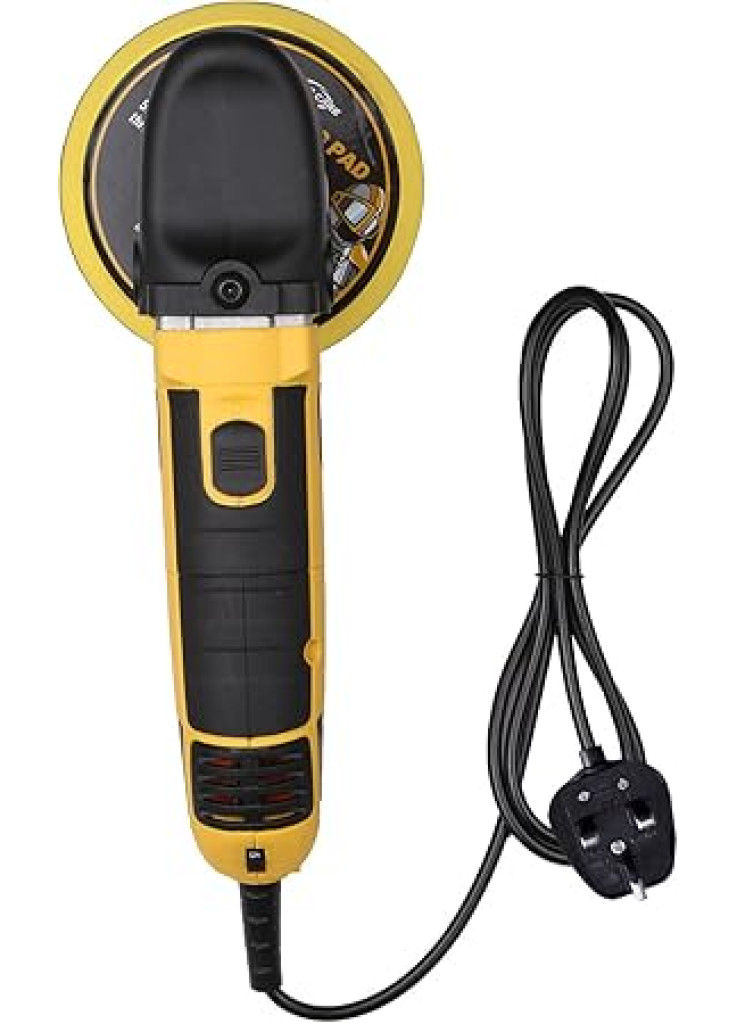 الة تلميع سيارة كهربائية مزدوجة الحركة بسرعة متغيرة 6 انش من لابيموس، الة تلميع كهربائية 5600 دورة في الدقيقة، 6 سرعات للاثاث والسيارات والسيراميك واليشم