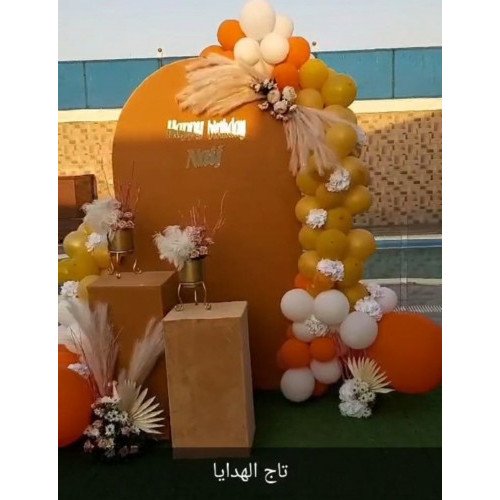 تاجير استقبال مناسبات متعددة مع البالون