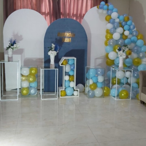 تاجير استقبال مواليد مع البالون