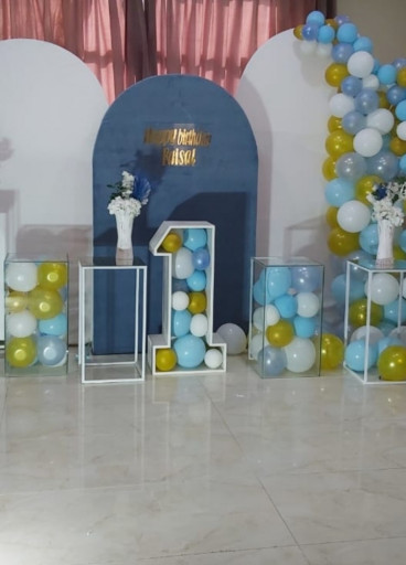 تاجير استقبال مواليد مع البالون
