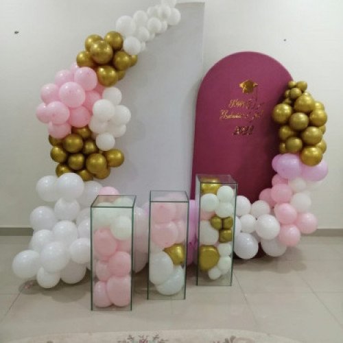 تاجير استقبال مناسبات متعددة مع البالون