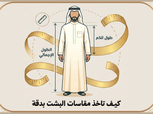 دليل القياس الصحيح: كيف تقيس البشت المناسب لك؟