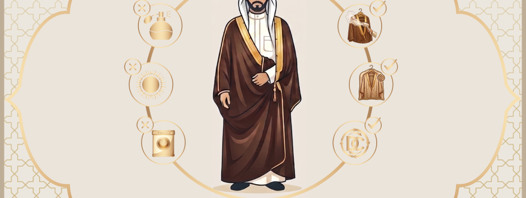 البروتوكول الرسمي للعناية بالبشت: دليل الحفاظ على البشت والزري