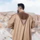 فرو شال سويسرول - بيج أخضر 