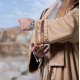 فرو شال سويسرول - بيج أشقر 
