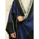 Navy & Black Winter Al-Mubarqa Bisht
