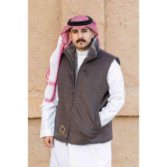 Brown Men's Cashmere Vest