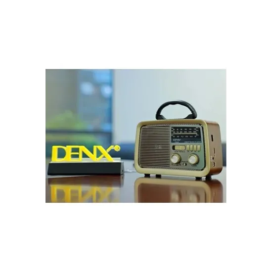 راديو و سبيكر HiFi كلاسيكي من DENX - موديل DX2432