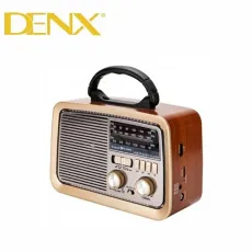 راديو و سبيكر HiFi كلاسيكي من DENX - موديل DX2432 راديو و سبيكر HiFi كلاسيكي من DENX - موديل DX2432
