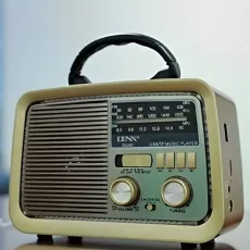 راديو و سبيكر HiFi كلاسيكي من DENX - موديل DX2432 راديو و سبيكر HiFi كلاسيكي من DENX - موديل DX2432