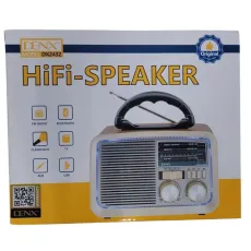 راديو و سبيكر HiFi كلاسيكي من DENX - موديل DX2432 راديو و سبيكر HiFi كلاسيكي من DENX - موديل DX2432