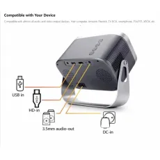 بروجكتور DENX الذكي DX3652 – تجربة سينما منزلية بنظام Android 12