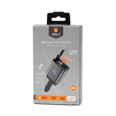 شاحن سيارة VOLT السريع 48W مع كابلات مدمجة
