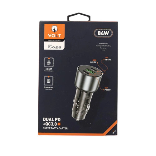 شاحن سياره فولت 84W شاحن سياره فولت 84W