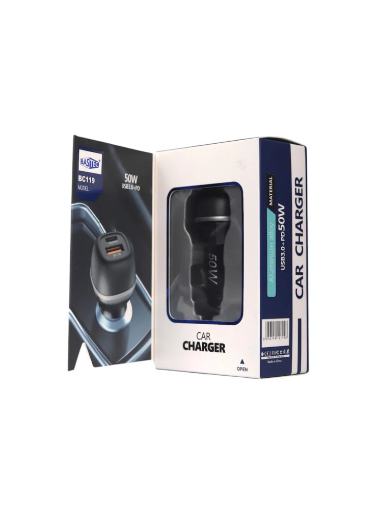 شاحن سياره شركه بيستيك قوه 50 W شاحن سياره شركه بيستيك قوه 50 W