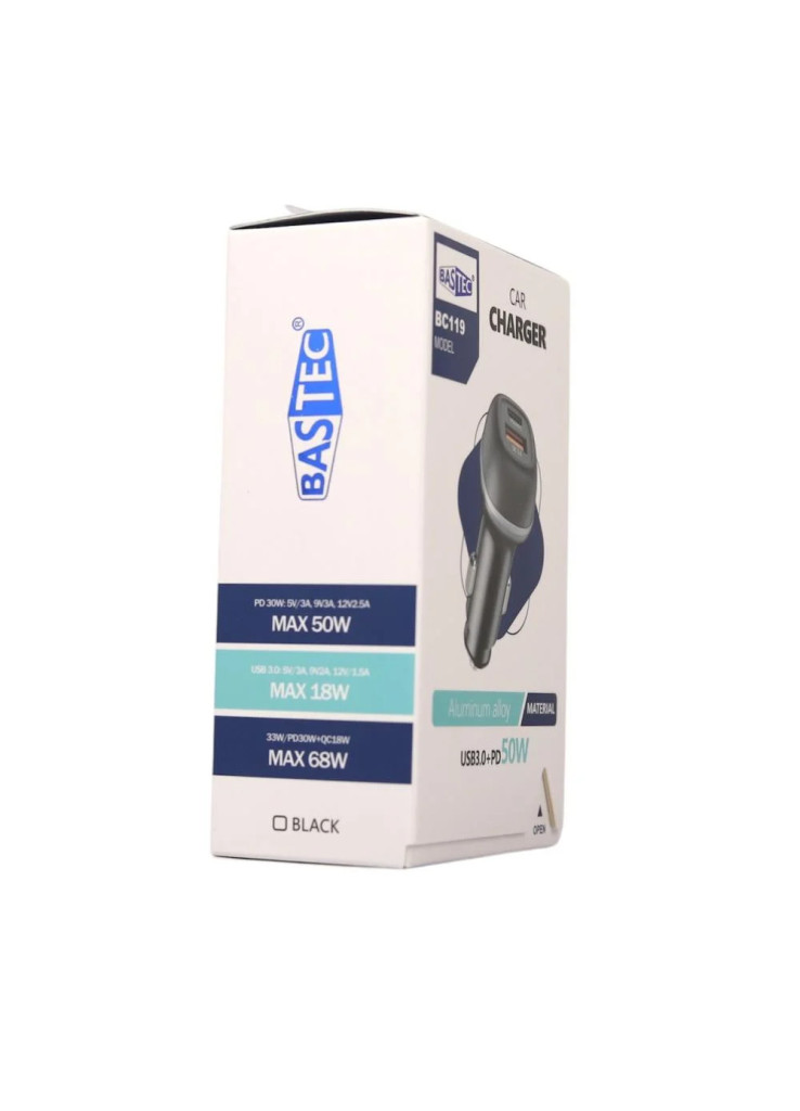 شاحن سياره شركه بيستيك قوه 50 W شاحن سياره شركه بيستيك قوه 50 W