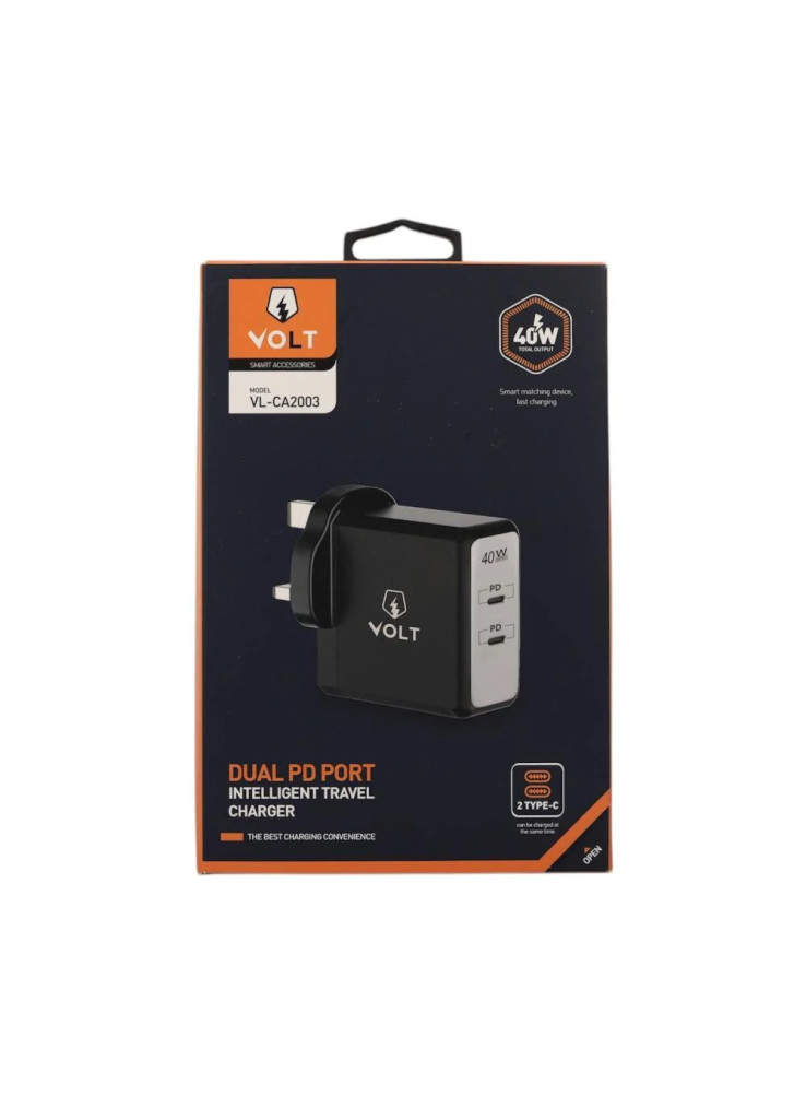 شاحن منزلي شركه فولت مدخلين تايب سي شاحن منزلي شركه فولت مدخلين تايب سي