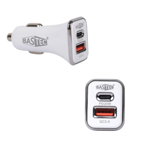 شاحن سياره بيستيك 38W شاحن سياره بيستيك 38W