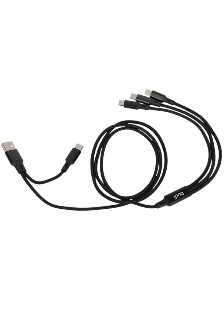 سلك شاحن ثلاث مخارج شركه BUDI سلك شاحن ثلاث مخارج شركه BUDI