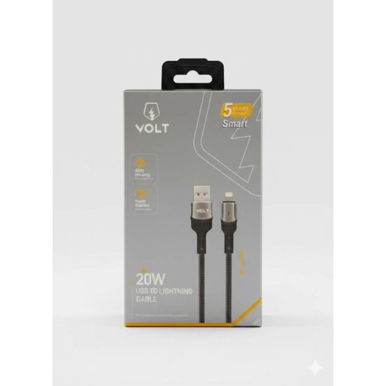 سلك شاحن ايفون الطول متر شركه VOLT