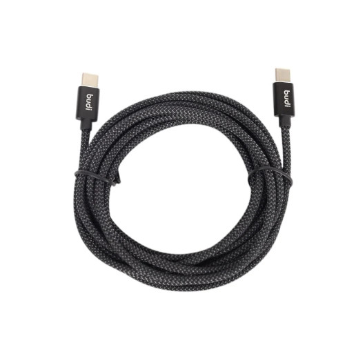 شاحن تايب سي جعتين الطول 3 متر شركه BUDI