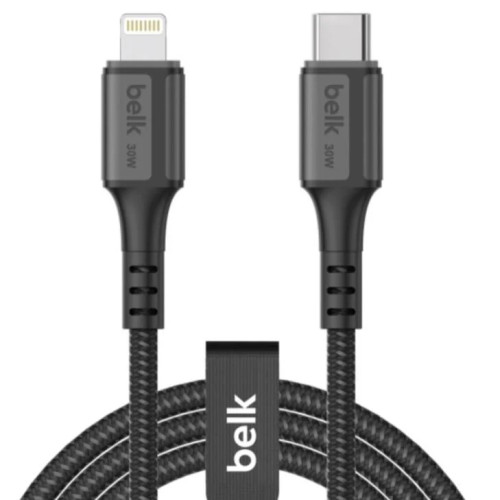 كيبل شحن بيلك Type-C إلى Lightning PD بطول 1.2 متر - طراز BL-S4 كيبل شحن بيلك Type-C إلى Lightning PD بطول 1.2 متر - طراز BL-S4