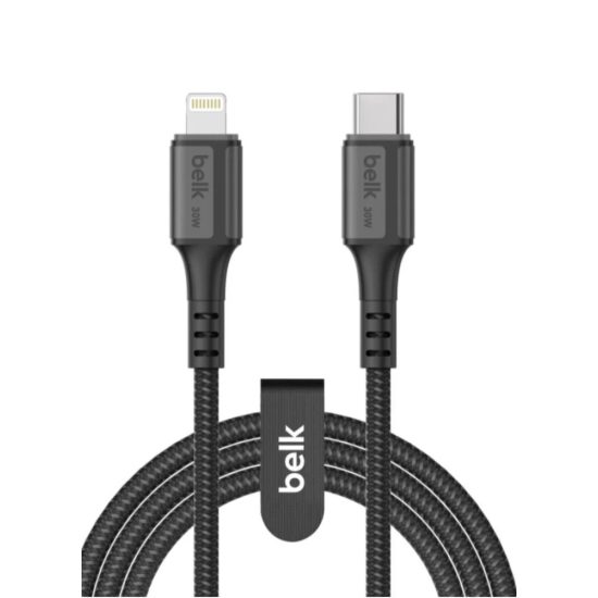 كيبل شحن بيلك Type-C إلى Lightning PD بطول 1.2 متر - طراز BL-S4 كيبل شحن بيلك Type-C إلى Lightning PD بطول 1.2 متر - طراز BL-S4