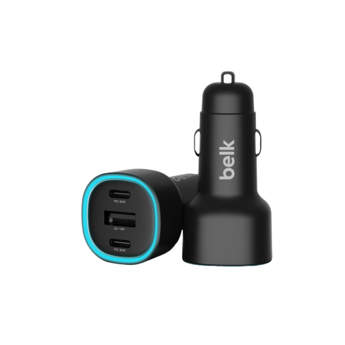 شاحن سياره 3 منافذ شركة بيلك 60 واط BL-210 شاحن سياره 3 منافذ شركة بيلك 60 واط BL-210