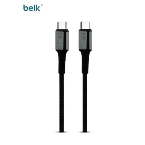 كيبل تايب سي الى تايب سي قماش يدعم 60 واط | Belk كيبل تايب سي الى تايب سي قماش يدعم 60 واط | Belk