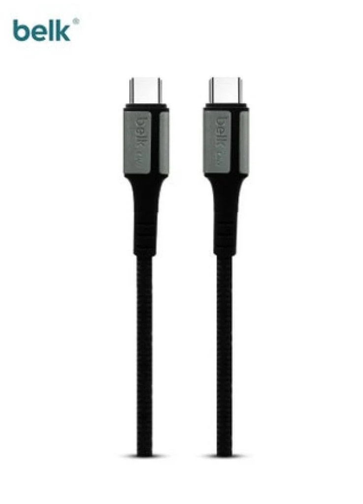 كيبل تايب سي الى تايب سي قماش يدعم 60 واط | Belk كيبل تايب سي الى تايب سي قماش يدعم 60 واط | Belk